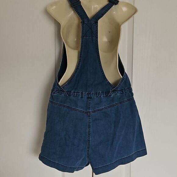 Blue Denim Overalls with Drawstring - Picture 10 of 16